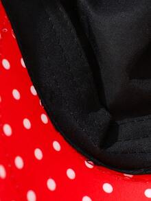 1 pieza Gorra de béisbol a lunares retro, Gorra Snapback de moda, Adecuada para hombres y mujeres, Uso diario y al aire libre