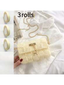 6Pcs Auxiliary Weaving Plastic Mesh Set DIY Weaving Material Helper Making Bag Accessories Net Cover For Handbag Bag Handmade,Tote Bag Making Material Bag, Best Holiday Gifts, Handicrafts Christmas Stocking Fillers,Gifts,Funny Gifts,Ramadan,Personalised Gift,