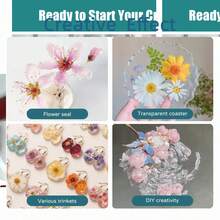 300g Crystal Clear Hard UV Resin With Light, Upgraded Formula, Solar Activated Glue Kit Transparent Ultraviolet Lamp Fast Curing For Jewelry Making Craft Decoration