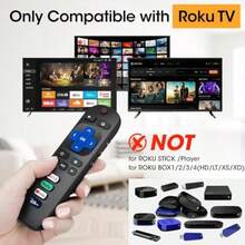 3 Pack Replacement Remote Control Only For Roku TV, Compatible For  Roku/Hisense Roku/Sharp//Onn Roku (Not For Roku Stick And Box)(Default) - 類型1 - 查看 2