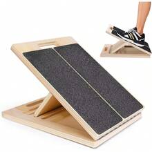 Tabla Inclinada Ajustable Sportisimo Estira Pantorrillas Madera Tabla Ajustable Tabla Inclinada Portátil para Estiramientos Equilibrio - 1 - Ver 9