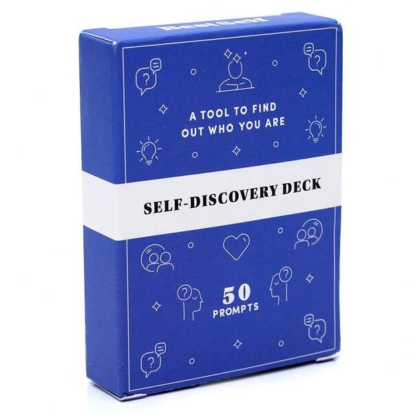 Self Discovery Deck Card Game Unlock Your True Potential With Empowering Daily Thought Cards For Mindfulness Self Care Affirmations Personal Growth And Goal Setting 50 Engaging Prompts