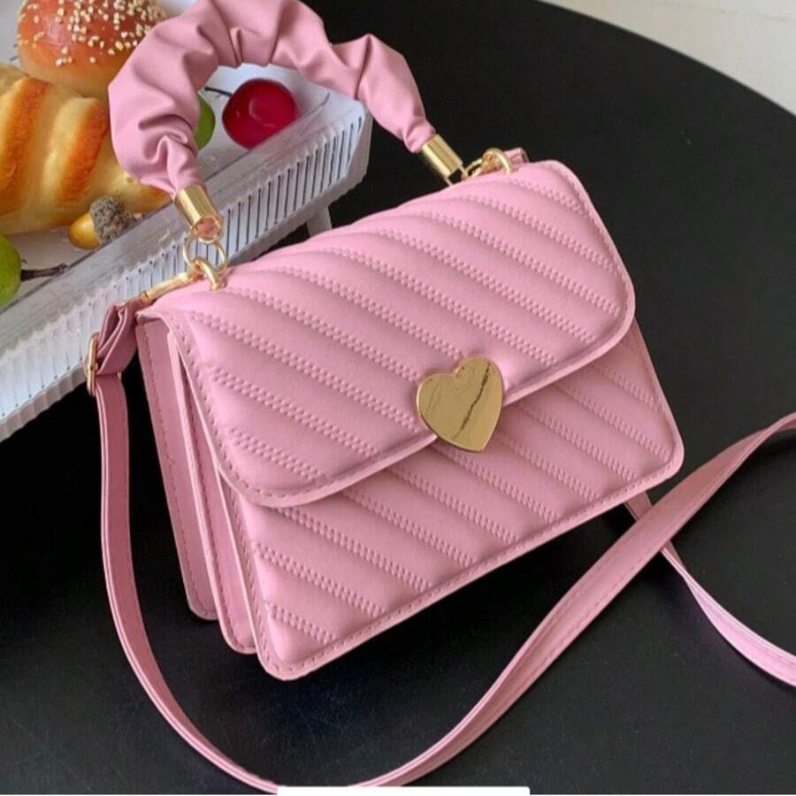 Bolso De Mano Con Un Solo Hombro Moda Y Elegante Para Mujer - Rosa - Ver 1