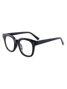 1 par de gafas de montura de policarbonato (PC) unisex nuevas, casuales y lindas, para todas las estaciones