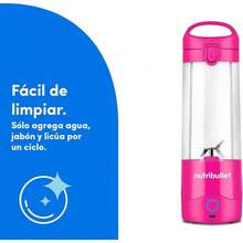 Licuadora Portátil Negra 4 piezas NVN6 - Rosa - Ver 3