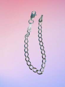 Baby Bracelet 12 Cm Round Link In 925 Silver - Silver - View 2