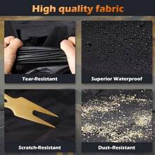 VEKENSEE Cubierta de Coche Impermeable, 530x200x150CM Funda para Coche Exterior Coberturas Completas con Tira Reflectante Cubre Coche Protector de Sol - 1 - Ver 5