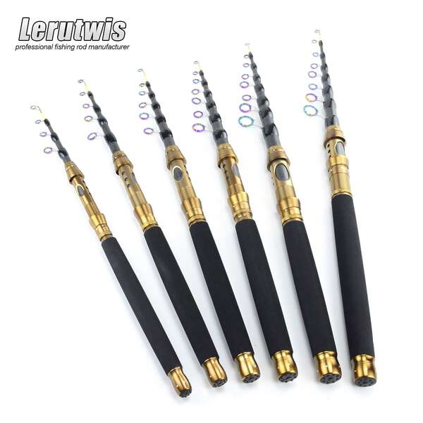 1.8m-3.6m Sea Fishing Rod Optional Reel Alloy Metal Handle Wheel Seat Carp Multi Function Telescopic Spinning Rod Reel Portable Short Travel Pole Fish Tackle