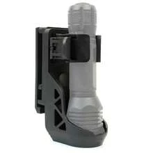 Juego de funda táctica para linterna con sistema de bloqueo lateral de palanca, juego de linterna general con rotación de 360°, juego de linterna de plástico con desconexión rápida