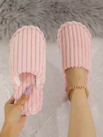 2025 新款女式人造毛皮闪亮蝴蝶结水钻装饰露趾舒适室内拖鞋，性感时尚，适合春、夏、秋、冬