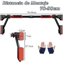 Barra de Dominadas de Puerta Barra de Entrenamiento de Fuerza Antideslizante sin Tornillo Ajustable Pull Up Bar con Mecanismo Bloqueo Barra de Ejercicio Fácil Instalación Pared Gimnasio Interior Casa - 1 - Ver 3