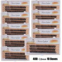 600pcs Thick C Curl 9-13mm Mixed Black DIY Eyelash Extension Kit, Creates Fluffy Natural-Looking Lashes, Includes DIY Eyelash Glue, DIY Remover, And DIY Eyelash Extension Tools - D - View 6