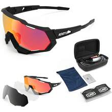 Gafas de Montar polarizadas, Gafas de Sol Deportivas polarizadas gafasProtección UV400 Gafas de Ciclismo con 3 Lentes Intercambiables para Ciclismo, béisbol, Pesca, esquí - 1 - Ver 1