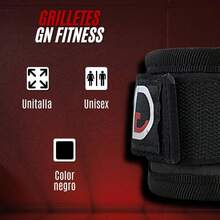 Grilletes para Muñecas Gym, Muñequera para polea, Grillete muñeca hombre, Correa para mano, Accesorios de gimnasio, Modifica tu Entrenamiento de Pesas - 1 - Ver 5