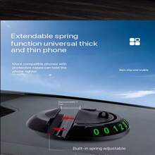 1pc Multifunction Car Anti-Slip Mat, Rotatable Car Anti Slip Mat Phone Holder, Multifunctional Dashboard Mobile Phone Holder