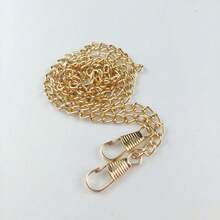 1 件简约扣带斜挎单肩手提包腕带链条包，扭链装饰，4 种颜色可选