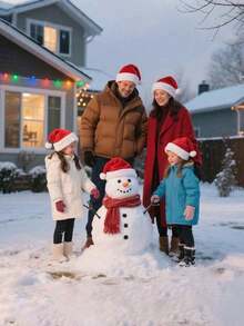 1 peça de chapéu de Papai Noel de veludo para meninos e meninas, chapéu de festa de Natal e Ano Novo, chapéu de Papai Noel vermelho, decoração de Natal, presente de Natal, fantasia de festa, pelúcia fofa, decoração de casa, tamanho grande