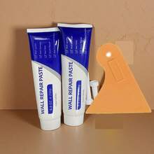 2pcs 250g Wall Repair Paste: White Filler + Magic Tool, Glue-Free & Odorless, DIY Wall Hole & Crack Repair - one-size - View 4