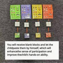 Children's Variable Expression Cube, Interesting Table Games For Children And Parents, Early Education Benefits, Building Blocks Smart Games - Multicolor - View 6