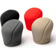 Cubierta de Silicona para Palanca de Cambios de Coche Funda de Silicona para Palanca de Cambios Mango de Palanca de Cambios Accesorios Protectores Cubierta Manual (negro) - Negro - Ver 5