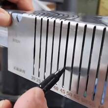 1 High-Precision Steel Folding Ruler, Equipped With A Dedicated Marking Pen, Adjustable Straight/Curved Marking Tool, Dual-Purpose Engraving Machine, Multi-Purpose High-Precision Tape Measure, Waterproof Square/Angle Steel Pipe Welding Tool, Protractor