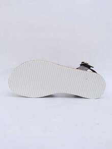 Sandali piatti da donna con cinturini incrociati, nuova moda estiva 2025, eleganti, suola in EVA, cinturini regolabili, punta tonda, casual e versatili