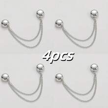 2/4/6/8/10pcs Multi-Functional Magnetic Clips, New Magnetic Clips, Strong Magnetic Scarf Clips With Chain, Shirt Clips, Fashion Accessories For Tightening T-Shirt Hem, Neckline Hem And Pant Hem, Halloween Decor