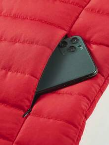 1pc Men's Sleeveless Jacket, Stand Collar, Warm And Fashionable, Suitable For Autumn And Winter, For Fall