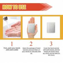 Jue-Fish 20/10 Piezas Calentadores de pies para bebé Invierno Autocalentamiento Parches para pies Portátiles Desechables Parches de calentamiento Equipo de calentamiento Calentadores de pies Regalo de Navidad Guantes de invierno Calentador de pies portátil Desechable Protección contra el frío del invierno Calentadores de pies