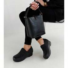 Black Platform Montoro Casual Women Oxfords Shoes - Black - View 7