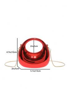 时尚亚克力手包 - 新月设计，优雅的社交名人晚装包，配有可拆卸肩带，个性化时尚配饰 - 彩色 - 查看 15
