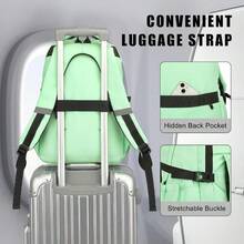 Travel Laptop Backpack For Women Men 15.6 Inch Work Business College Backpacks School Bookbag Casual Daypack Blue