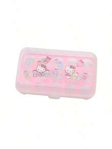 Sanrio Boîte de rangement pour œufs Sanrio (autorisée) Boîte de rangement pour œufs réfrigérée avec 15 boîtes en plastique résistant aux chocs, portable, pour la conservation des aliments. Boîte de rangement pour œufs, décoration de la maison, stockage pour fête et Noël