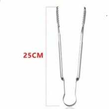 Thicker & Longer Stainless Steel Food Tongs, Buffet/BBQ/Korean Bbq Tongs, Family Dinner Supplies, Party Supplies