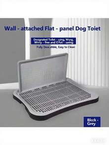 1pc Pet Dog Toilet, Medium/Large/Small Dog Potty Training Pad, Odor-Proof & Anti-Poop Mess Tray