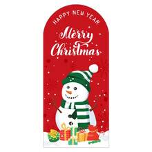 50 Stücke pro Packung Weihnachts-Aufkleber, Frohe Weihnachten Geschenkbox Siegelaufkleber, mit sechs Mustern wie Weihnachtsmann, Rentier, Weihnachtsbaum, Schneemann usw., Verpackungs-Dekorationsaufkleber