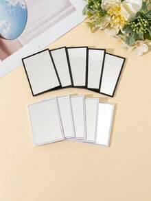 1 pieza/5 piezas/10 piezas/50 piezas Espejo compacto cuadrado, espejo de maquillaje para dormitorio de estudiante, espejo de bolsillo para viaje, maquillaje, barato, decoración de habitación, tocador, viaje, dormitorio, accesorios de maquillaje, espejo, espejo de tocador, mini espejo, espejo compacto, espejo pequeño, espejo de mano, barato, relleno de calcetines, maquillaje, herramientas de maquillaje, cosas baratas, regalos, regalos para mujeres, regalos de Navidad