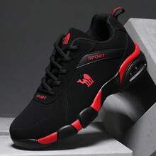 Zapatillas de deporte casuales y versátiles para hombres - Rojo - Ver 4