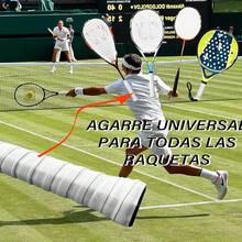 VXMBNB, Overgrip Tenis, Overgrip Padel de 12 Piezas, Absorbente del Sudor y Antideslizante, Apto para Tenis, Cricket y Otras Raquetas. - blanco - Ver 4