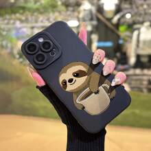 La funda de teléfono Angel Eye de alta gama presenta un diseño de caricatura lindo y perezoso, una funda de protección creativa personalizada y elegante, resistente a golpes y caídas, resistente a la suciedad y duradera, con impresión UV, adecuada para  17/17 Pro/17 Pro Max/17 Air/ 16/16 Pro/16 Pro Max/16 Plus/ 15/15 Pro Max/15 Pro/15 Plus/ 14/14 Pro/14 Plus/14 Pro Max/ 13/13 Pro/13 Pro Max/12/12 Pro/12 Pro Max/11/11 Pro/11 Pro Max/XR/X/XS/XS Max. Es el regalo de cumpleaños perfecto para novias, novios, esposos, esposas, amigos o para uno mismo, innovador y a la moda, adecuado tanto para hombres como para mujeres.Proporciona protección de 360 grados.Este es el regalo perfecto para los cumpleaños de niños y niñas. - Negro 1632 - Ver 7