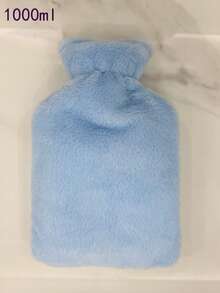 1 Stück Wassergefüllte Wärmflasche mit Plüschüberzug, geeignet für Mädchen, kann als Heizkissen, Baucherwärmer, Wärmflasche verwendet werden, kleine Größe, tragbar, kann mit Wasser gefüllt werden, warme Hände, kann mit Wasser gefüllt werden, Handwärmer