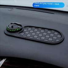 1pc Multifunction Car Anti-Slip Mat, Rotatable Car Anti Slip Mat Phone Holder, Multifunctional Dashboard Mobile Phone Holder