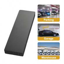 4 piezas Almohadillas de espuma con refuerzo de rejilla para parachoques de garaje, protectores de borde de puerta sin residuos, tiras de espuma de goma con adhesivo alto para parachoques de puerta de automóvil, fácil de instalar y quitar, adecuado para protección de pared, piso, puerta y superficie metálica