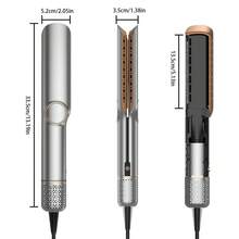 2-In-1 Negative Ion Hair Dryer & Straightener, High-Speed Airflow + Fast Heating + 3 Temperature Settings + LCD Display & Auto Shut-Off, Suitable For All Hair Types, Great Gift For Holidays, Travel & Commute