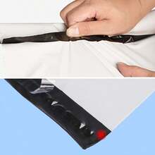 100 piezas/50 piezas/30 piezas/20 piezas Nuevas bolsas de mensajería blancas gruesas autoadhesivas, bolsas de embalaje selladas, bolsas de embalaje de mensajería, bolsas de embalaje logístico, bolsas de embalaje de mensajería de ropa, para transporte, envío y embalaje comercial