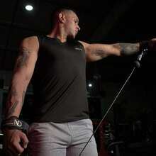 Grilletes para Muñecas Gym, Muñequera para polea, Grillete muñeca hombre, Correa para mano, Accesorios de gimnasio, Modifica tu Entrenamiento de Pesas - 1 - Ver 10