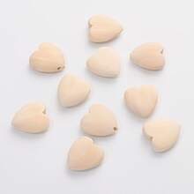 20-40mm Wooden Heart Shaped Pendants, Painted Wooden Slices, Wooden Craft Decorations, Crafts, Home Decor