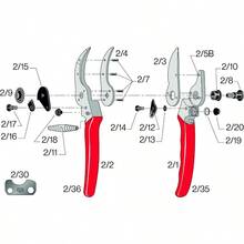 Felco F2 Pruning Shears 9.25 SwissMade Garden Clippers For Professional Pruning Hand Pruners For Gardening Garden Tool Cutter With Precision Bypass Blade Aluminum Body Replaceable Parts - Hợp kim nhôm rèn - Xem 4