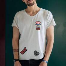 Dark Embroidered Applique Iron On Patches Clothing, Rock Band Patches Jackets, Cool Sew Patch Backpacks, Jeans, Hats, Accessories Dark2 14 PCS