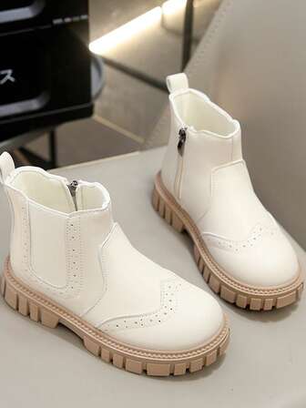 1 Pair Kids/Youth High Quality Boots, New Autumn Soft Bottom Casual Sports Boots, Kids Student Campus Running Shoes, Girls Fashion Sneakers Sports Ankle Boots